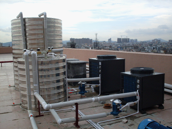 宾馆空气能热水器热水工程方案